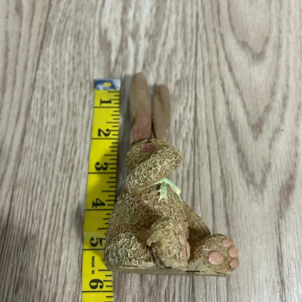 Unbranded Bunny Figurine‎ Tan Resin Easter Rabbit 5.5